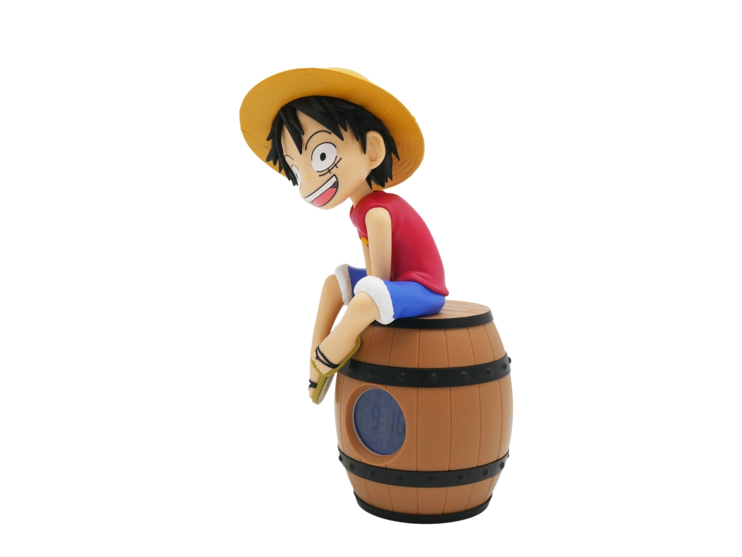 ONE PIECE - Luffy on a Barrel - LED Light-Up Alarm Clock -11inch