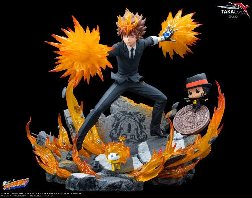REBORN - Tsuna, Reborn & Natsu - Statue 37cm