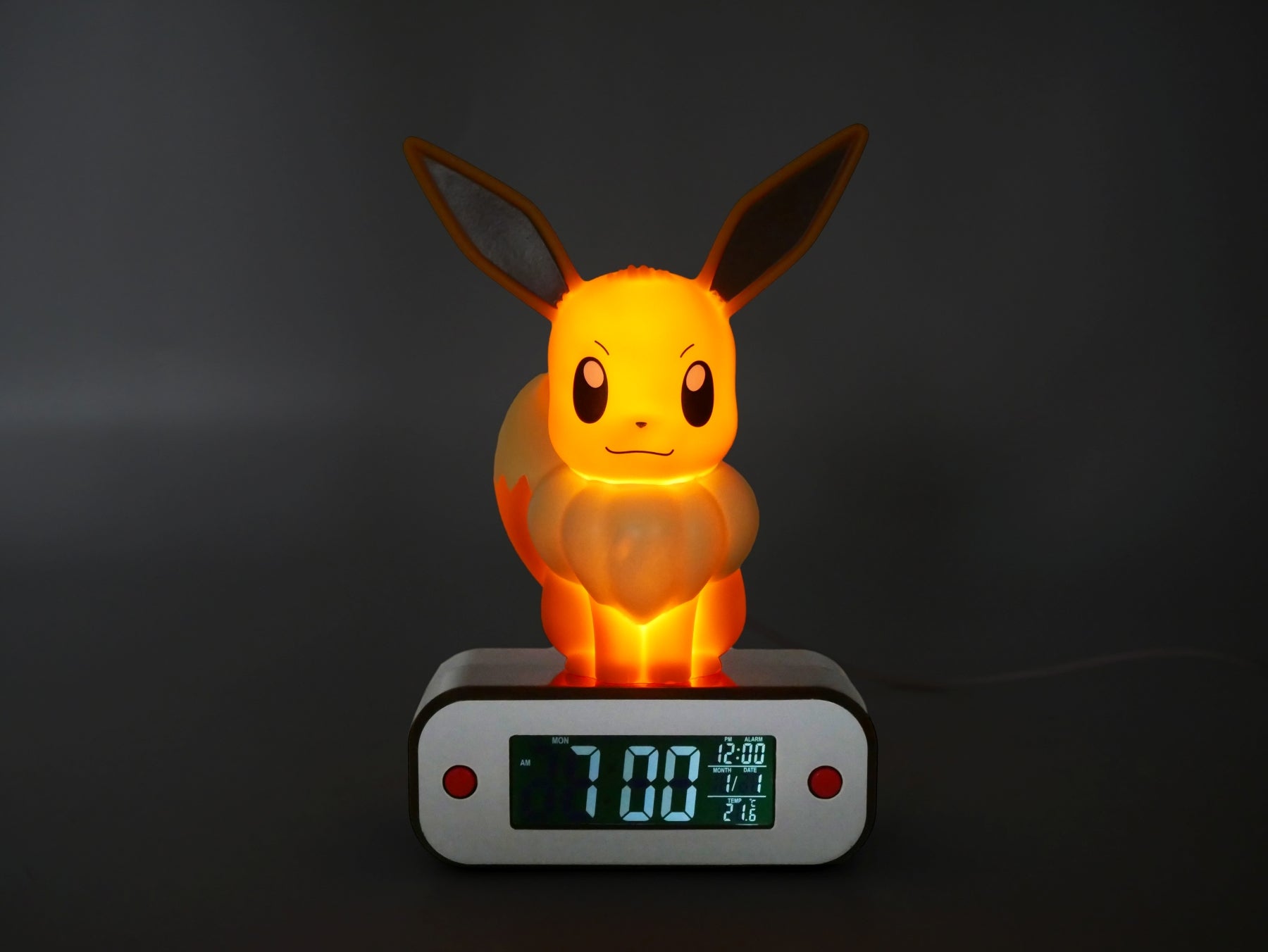 POKEMON - Eevee - Alarm Clock with LED Lamp