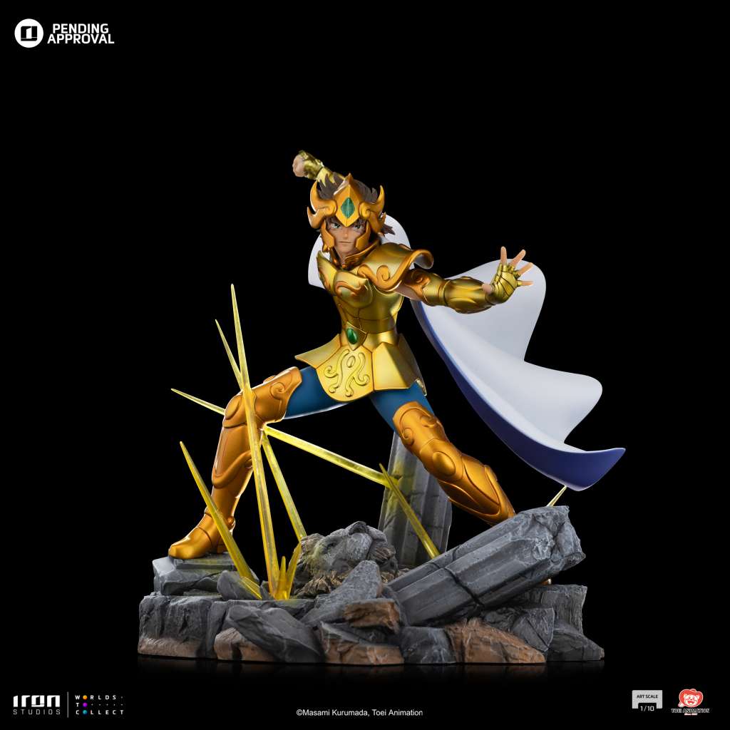 SAINT SEIYA - Leo Aiolia - Statue Art Scale 1/10 23cm