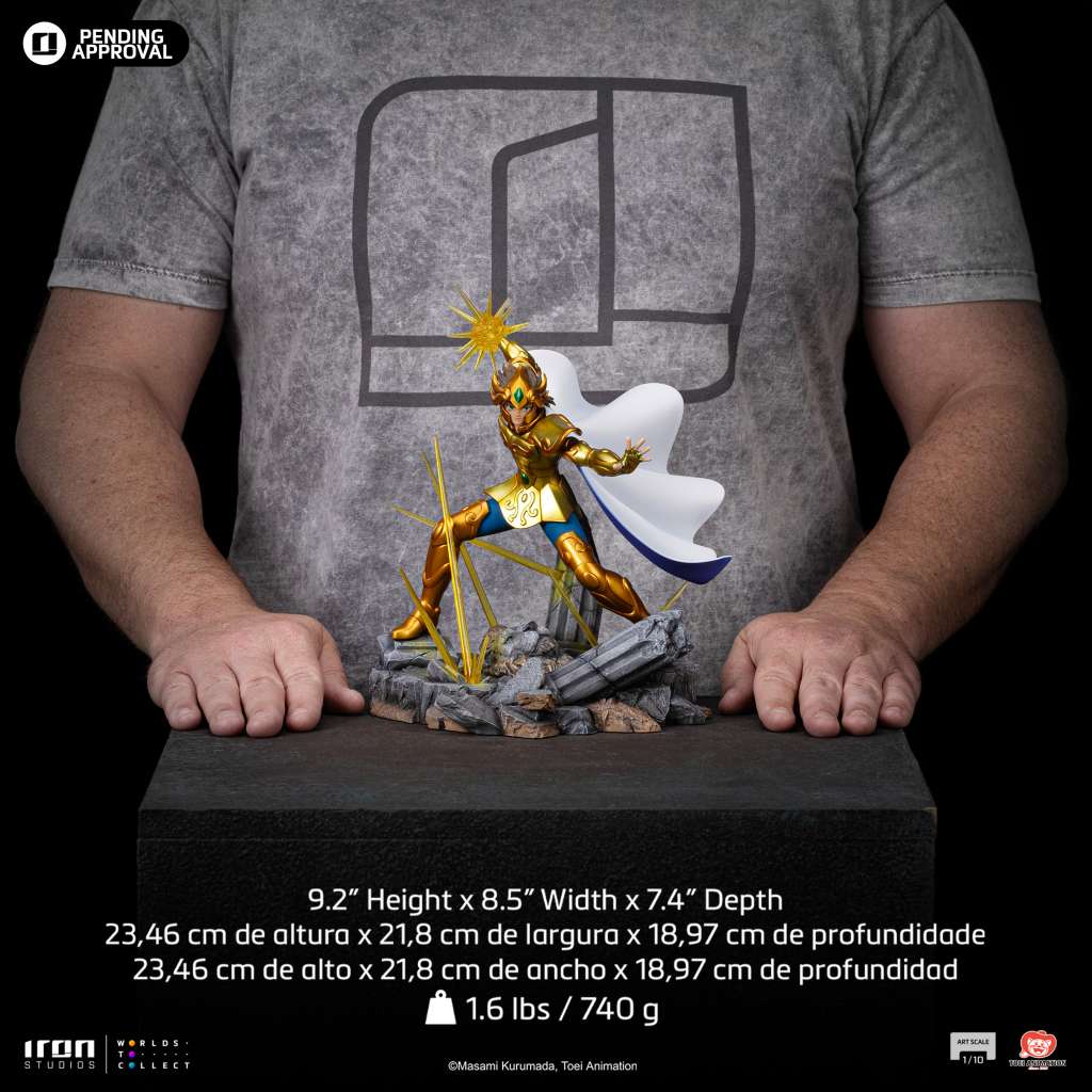 SAINT SEIYA - Leo Aiolia - Statuette Art Scale 1/10 23cm
