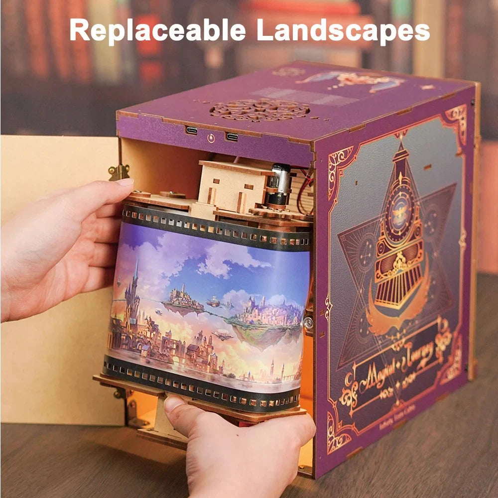 BOOK NOOK KIT - DIY- Magical Journey - 462pcs + LED Light