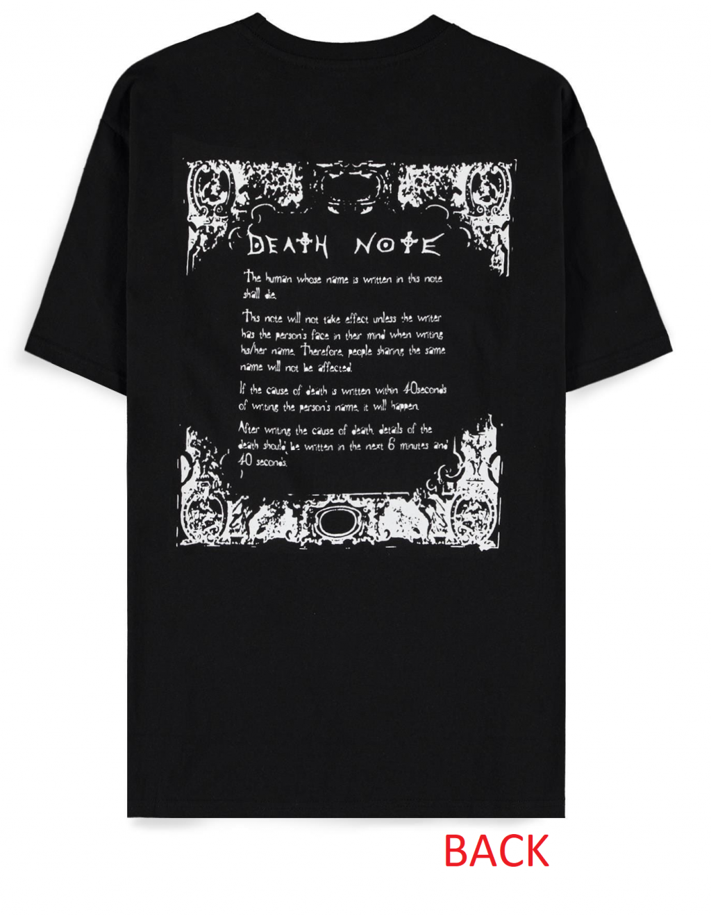 DEATH NOTE - Ryuk Square - Men's Black T-Shirt (XL)