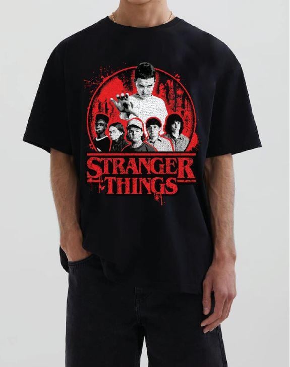STRANGER THINGS - Team - Men's T-Shirt (L)