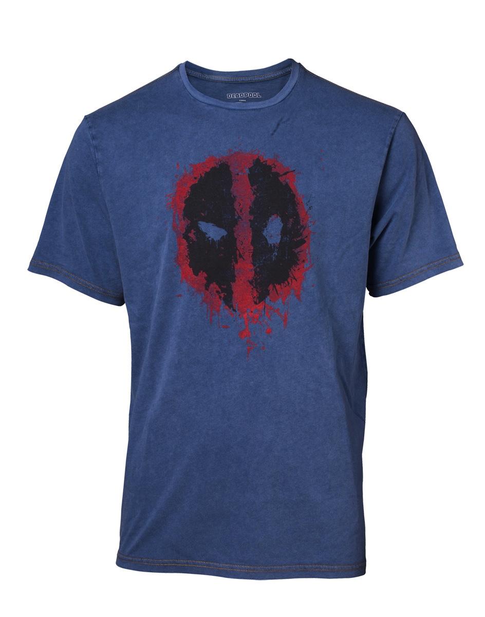 DEADPOOL - T-Shirt Premium - Faux Denim - Logo (XL)