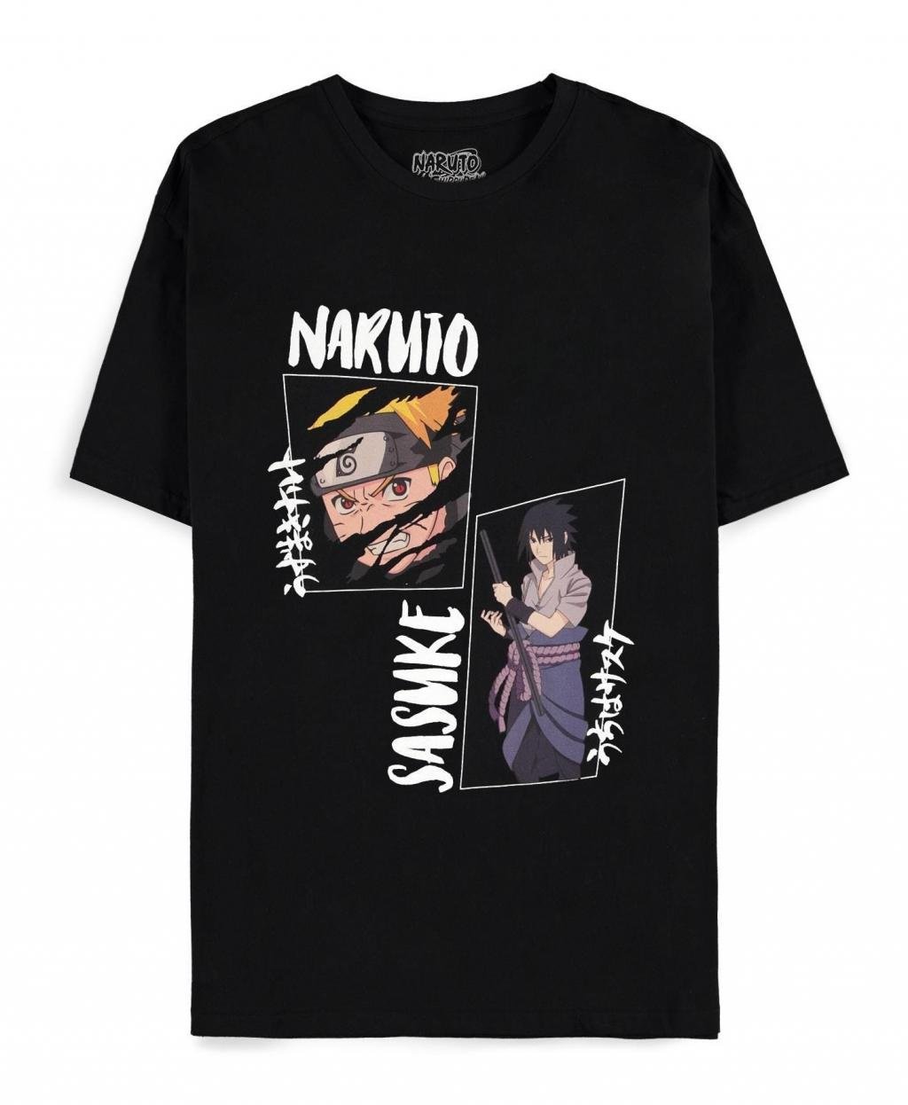 NARUTO SHIPPUDEN - Naruto & Sasuke - Men's T-Shirt (XL)