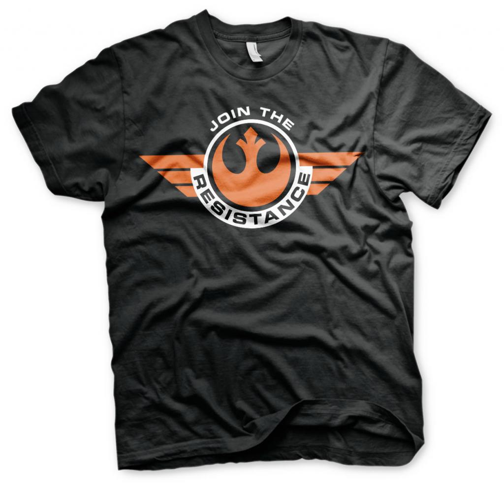 STAR WARS 7 - T-Shirt Join The Resistance Black (S)