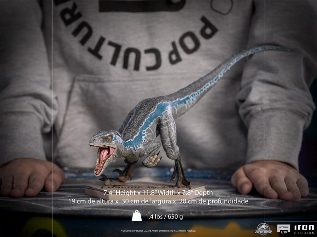JURASSIC WORLD FALLEN KINGDOM - Blue - Statue ArtScale 1/10 19cm