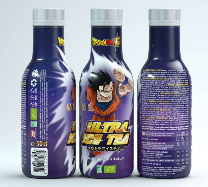 DRAGON BALL SUPER - Ultra Ice Tea - Gohan - Bottle 50 Cl