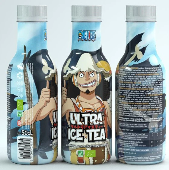 ONE PIECE - Ultra Ice Tea - Usopp - Bottle 50 Cl