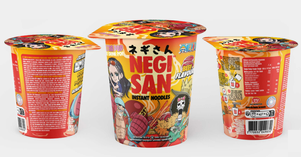 ONE PIECE - Cup Noddles - Robin/Franky/Brook - Beef