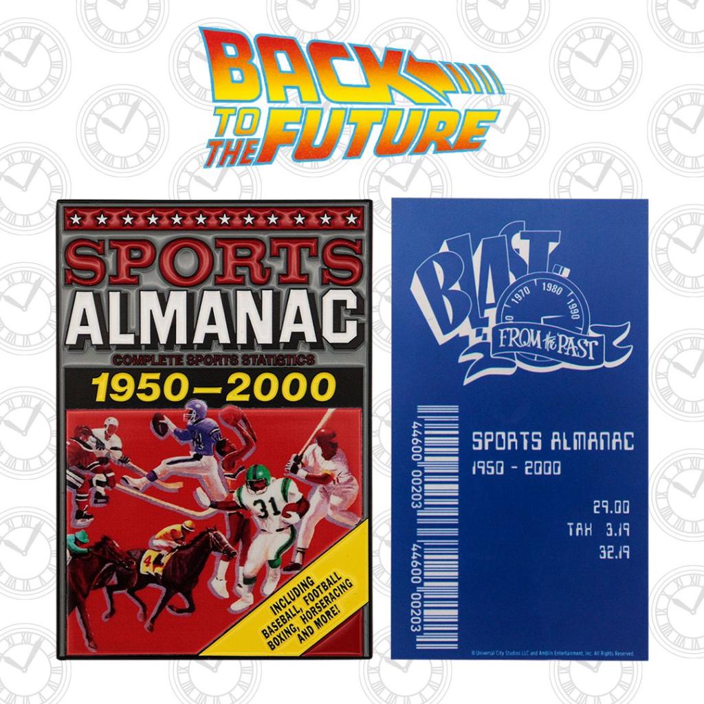 BACK TO THE FUTURE - Sports Almanac - Limited Edition Ingot