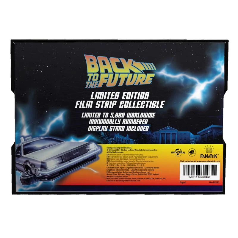 BACK TO THE FUTURE - Metal Film Strip Collectible