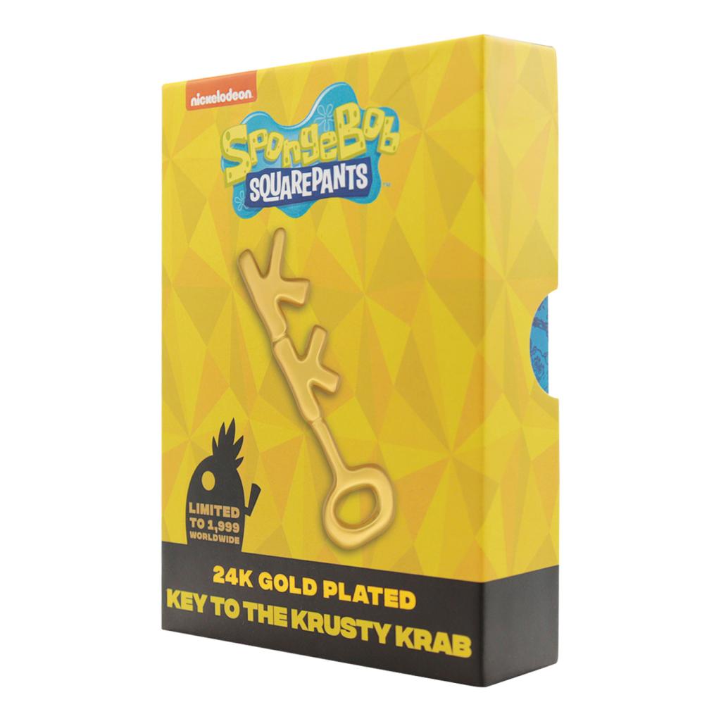 SPONGEBOB - Krusty - 24k Gold Key Replica Limited Edition - 10cm