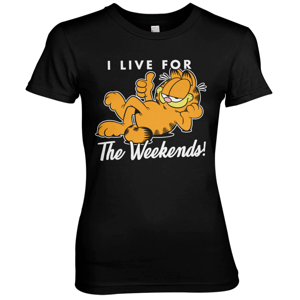 GARFIELD - Live For The Weekend - T-Shirt Girl (XL)