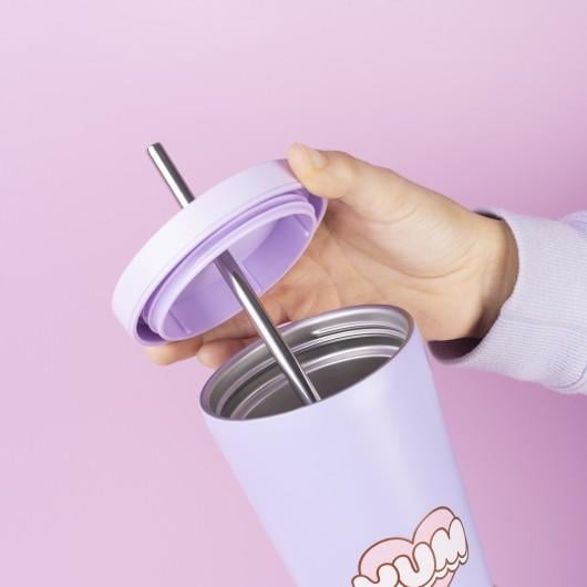 PUSHEEN - Fashion Straw Tumbler - Size 19Oz