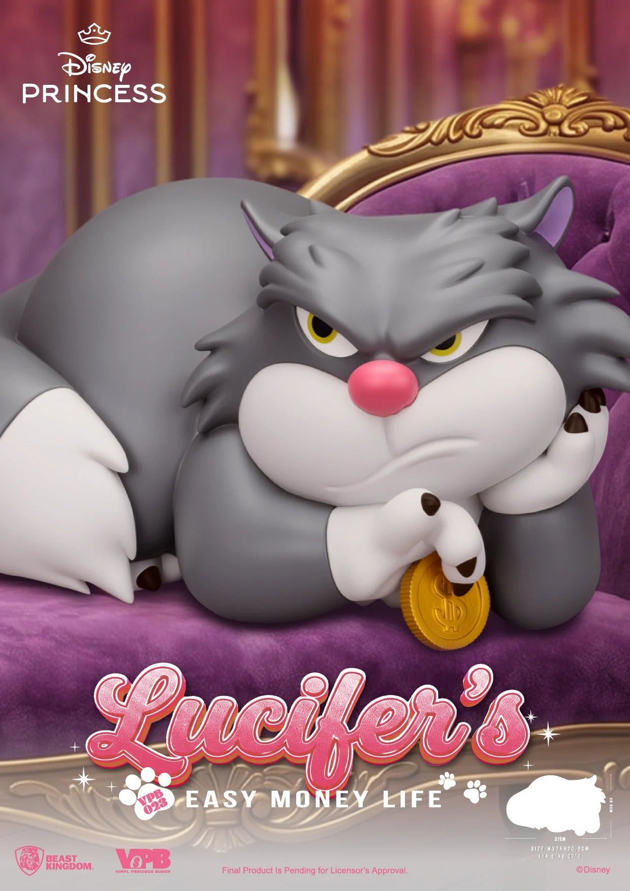 CINDERELLA - Lucifer - Piggy Bank 20.5cm