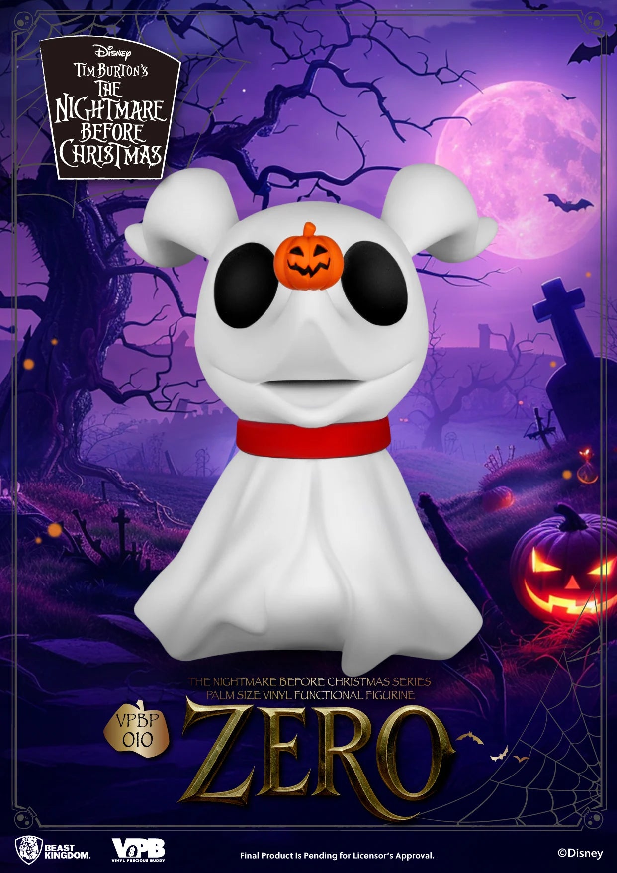 NIGHTMARE BEFORE CHRISTMAS - Zero - Bank Vinyl Figure 11.1cm