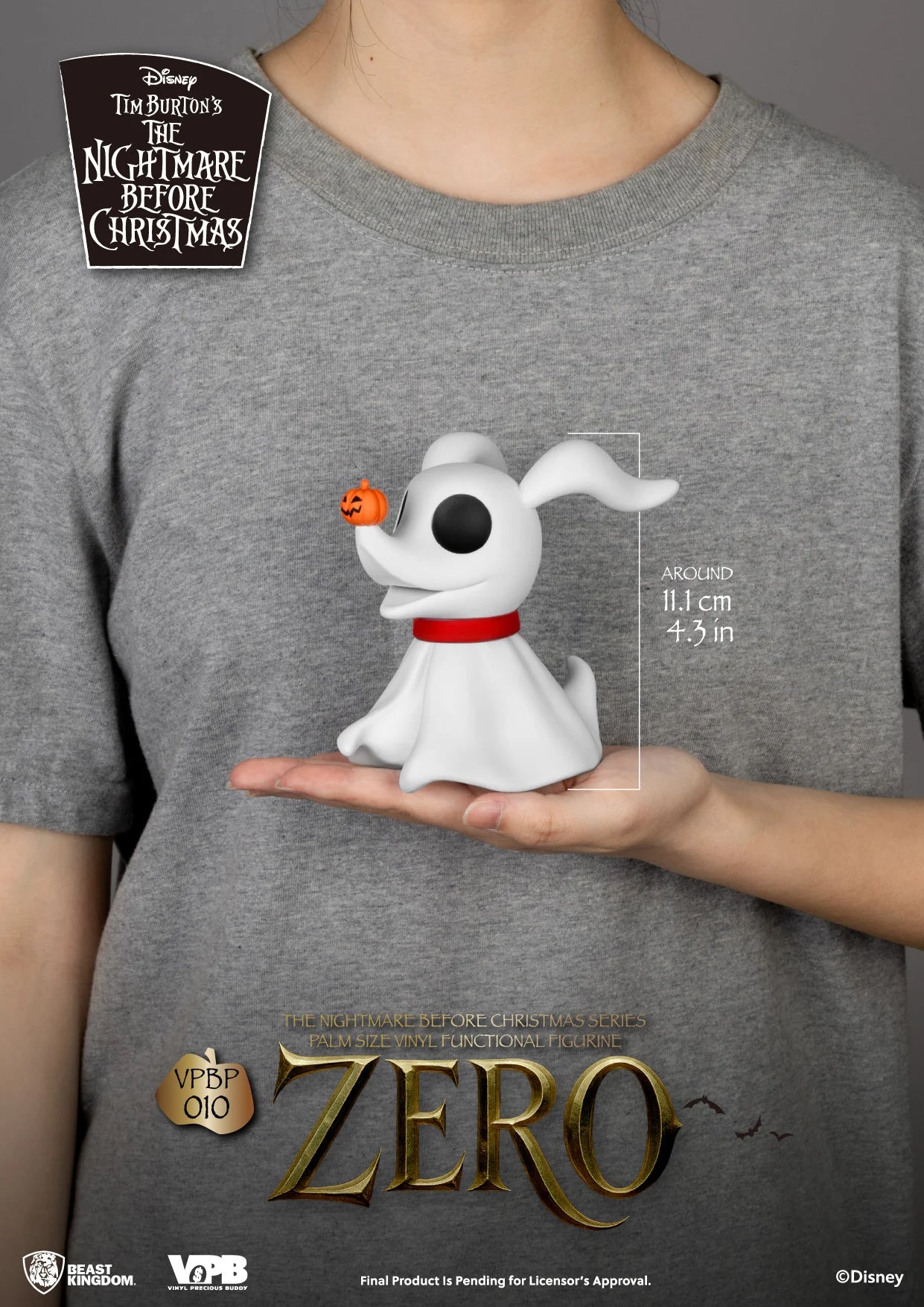 NIGHTMARE BEFORE CHRISTMAS - Zero - Bank Vinyl Figure 11.1cm