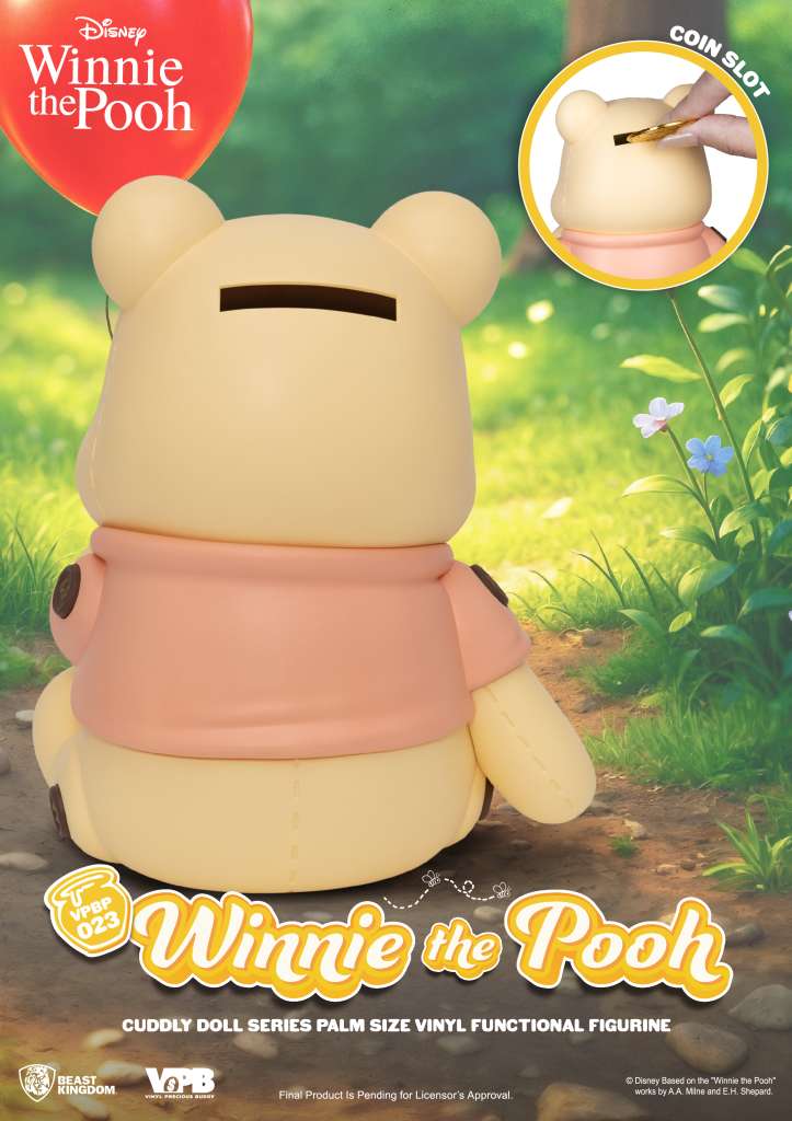 DISNEY - Winnie The Pooh - Bank Cuddly Doll 12cm