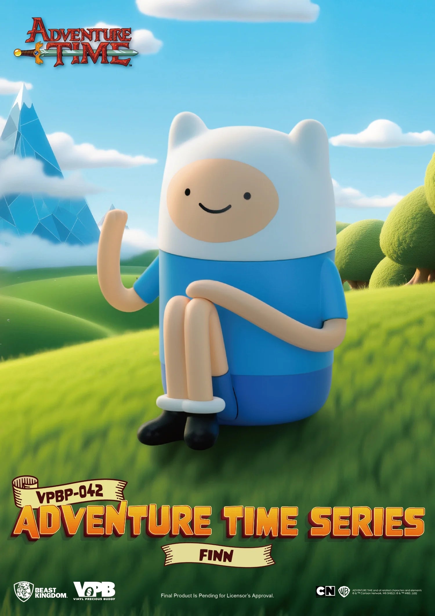 ADVENTURE TIME - Finn - Bank Vinyl Figure 11.6cm
