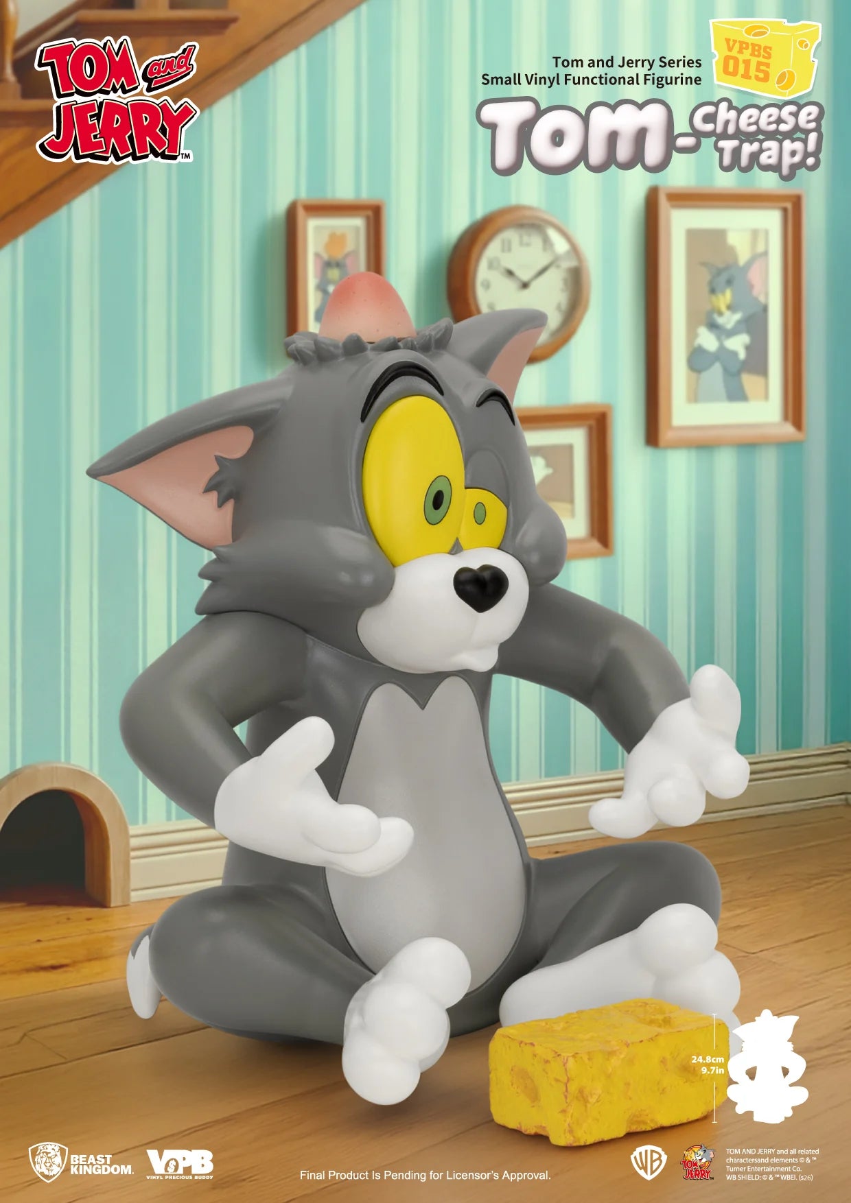 TOM & JERRY - Tom Cheese Trap - Bank 24.8cm