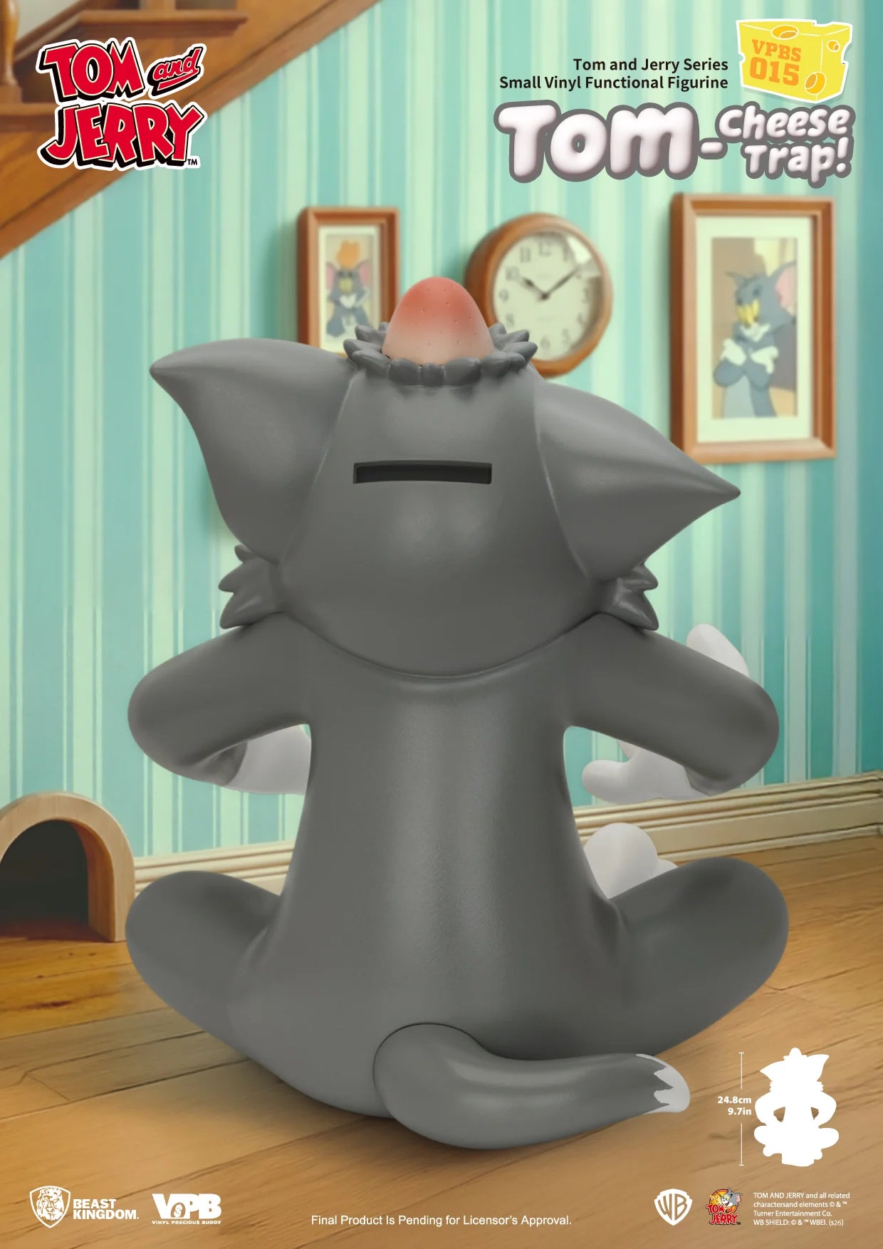 TOM & JERRY - Tom Cheese Trap - Bank 24.8cm