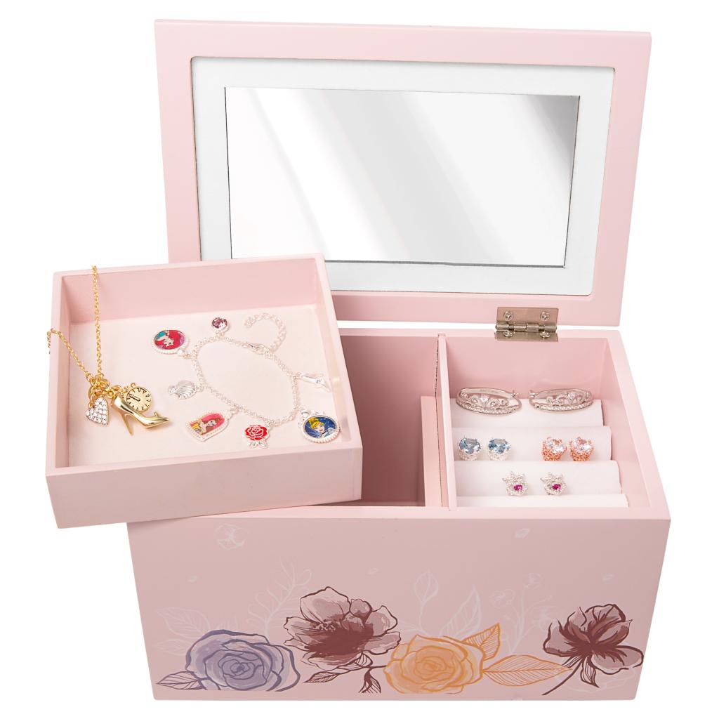 PRINCESS - Jewellery Box in Wood - 18x 11,5x 10 cm