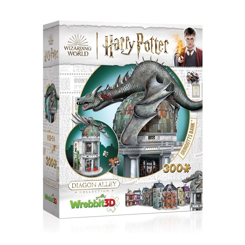 HARRY POTTER - Puzzle 3D - Gringotts Bank  - 300 Pces
