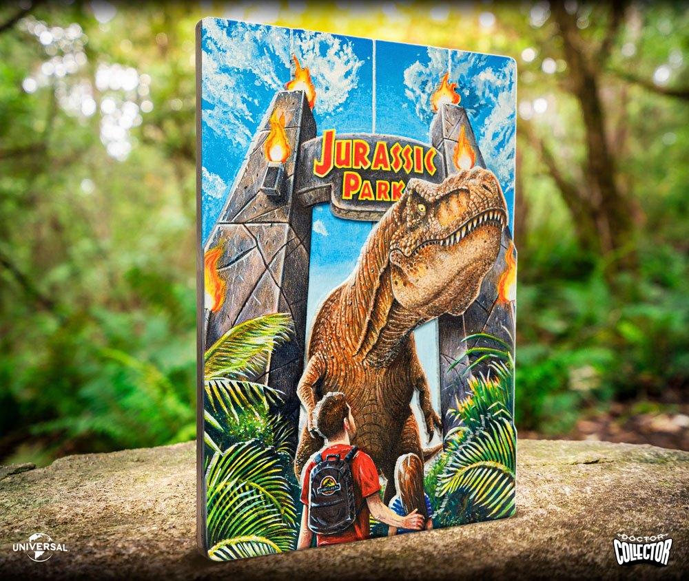 JURASSIC PARK - Gates - 3D WoodArts Poster '30x40cm'