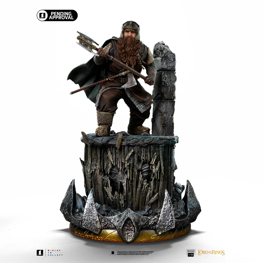 LOTR - Gimli - Statue Unleashed Art Scale 1/10 25.3cm