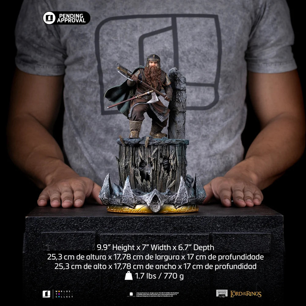 LOTR - Gimli - Statue Unleashed Art Scale 1/10 25.3cm