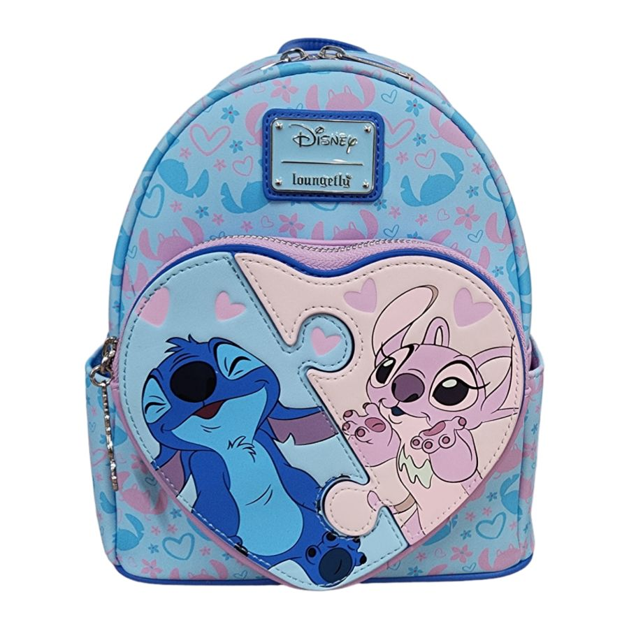 DISNEY - Stitch & Angel - Mini Backpack LoungeFly "Exclusive Edition"