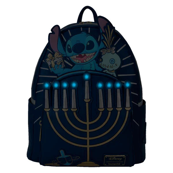 LILO & STITCH - Light Up Menorah Sticth - Mini Backpack Loungefly