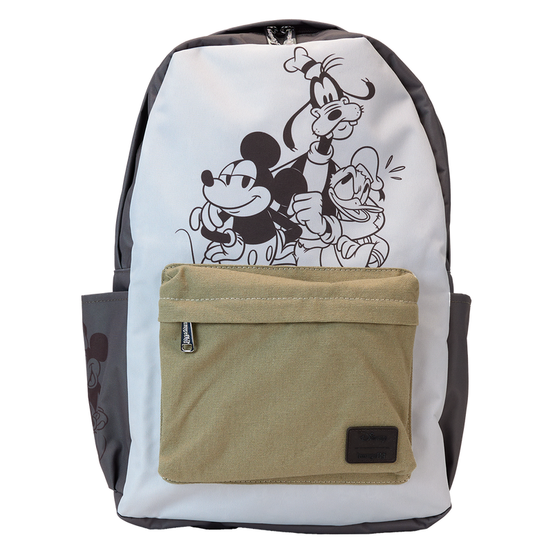 DISNEY - Mickey and friends - Nylon Canvas Backpack LoungeFly