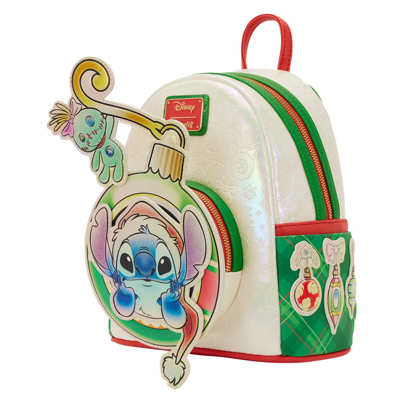 DISNEY - Lilo & Stitch "Holiday" - Mini Backpack LoungeFly