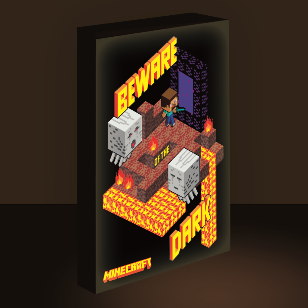 MINECRAFT - Light Canvas 40X30 Cm