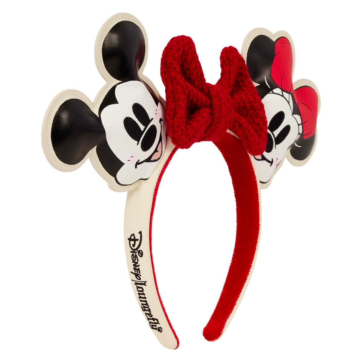 MICKEY & MINNIE - Knit Bow Holiday - Headbang LoungeFly