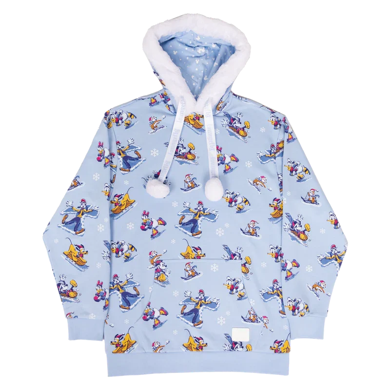 MICKEY & FRIENDS - Winter Wonderland - Hoodie Unisex Loungefly (XL)