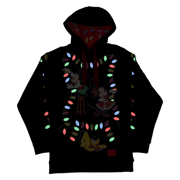 MICKEY - Light up decorations - Hoodie Unisex Loungefly (M)