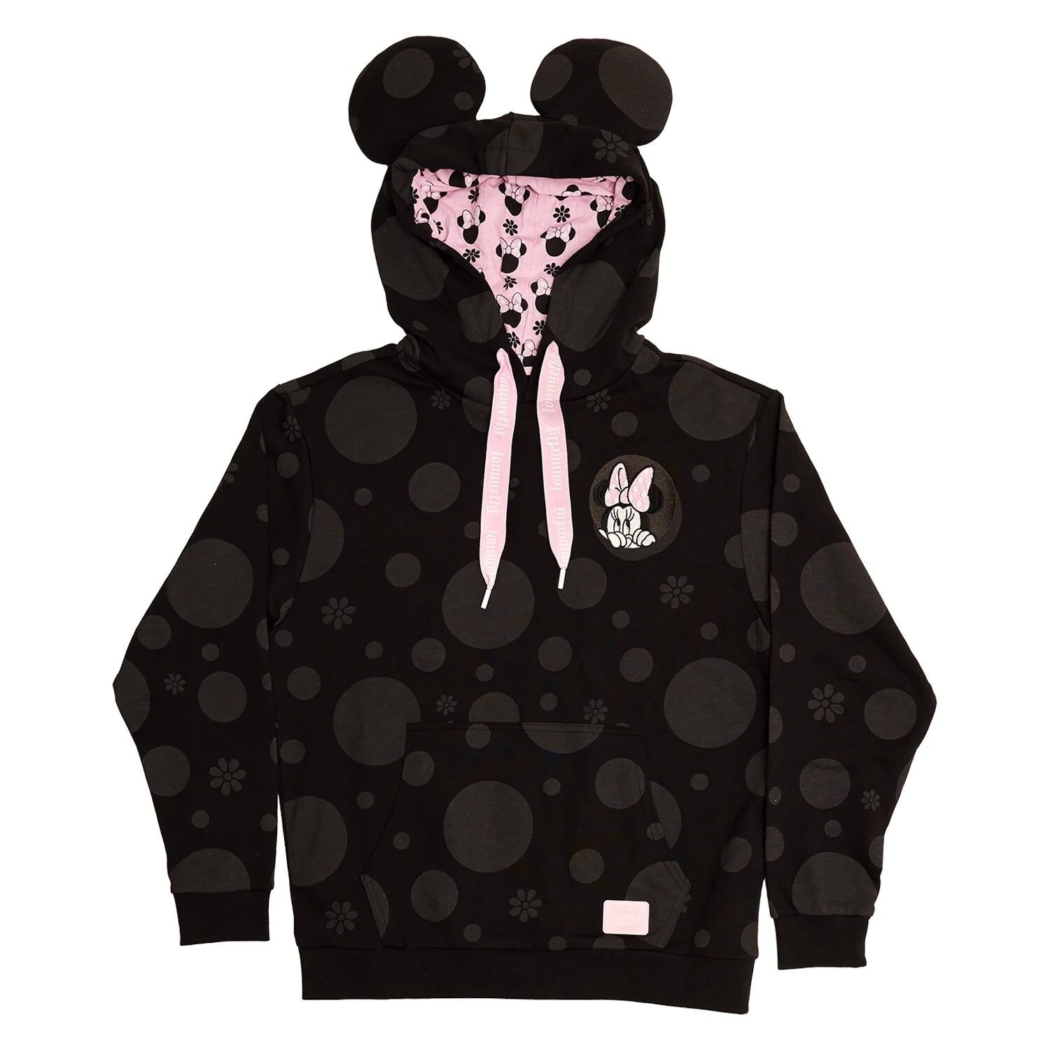 DISNEY - Minnie "Floral Rock the Dots" - Hoodie Unisex Loungefly (L)