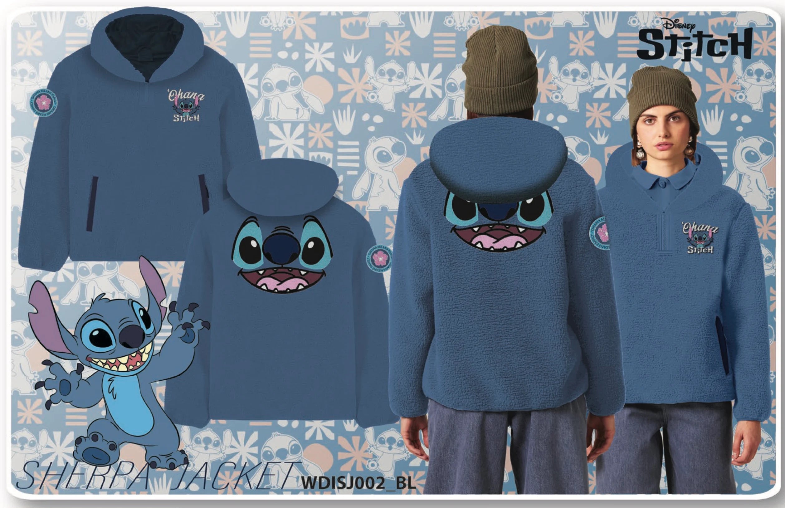 DISNEY - Stitch - Sherpa Jacket (XXL)