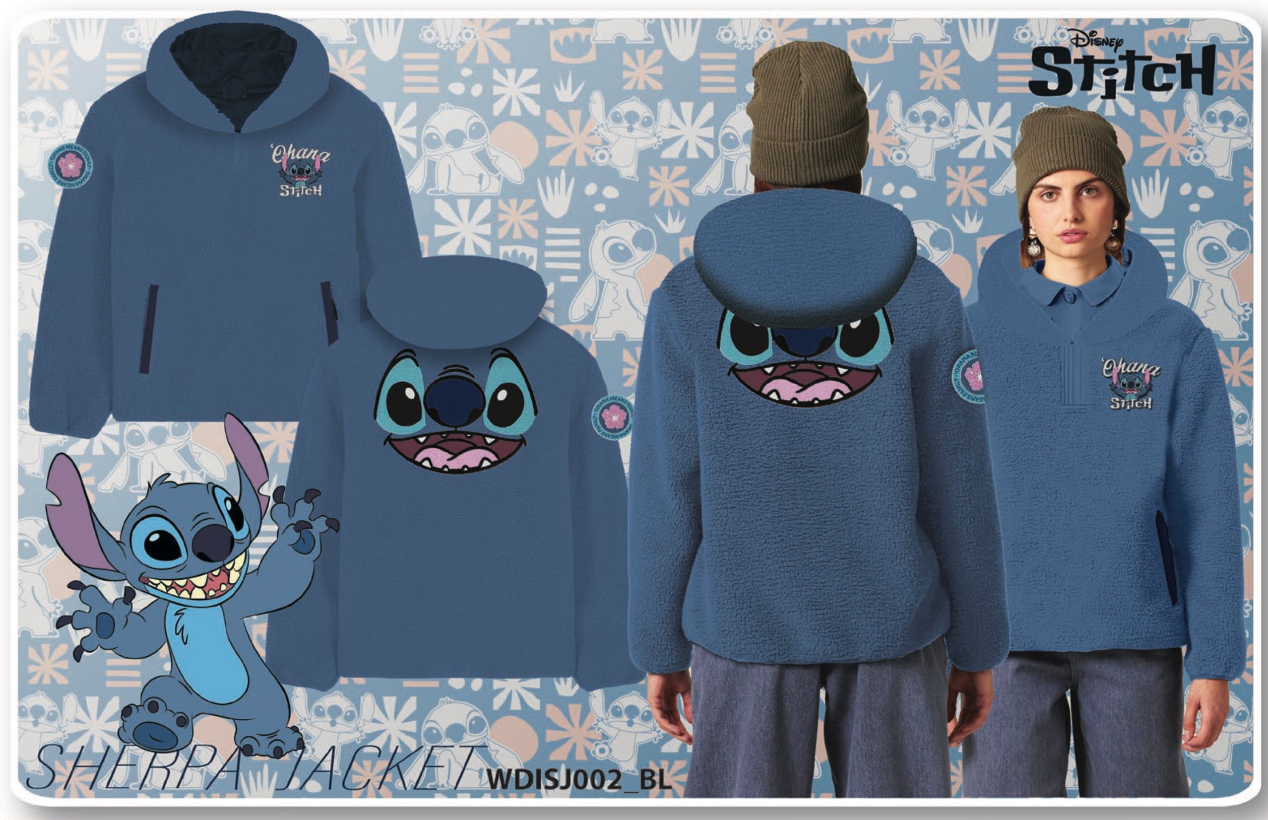 DISNEY - Stitch - Sherpa Jacket (L)