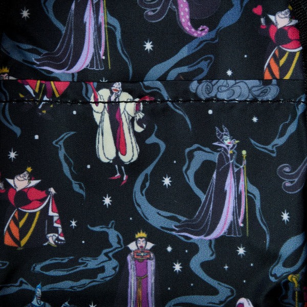 DISNEY - Villains - Mini BackPack Pencil Case Iridescent LoungeFly