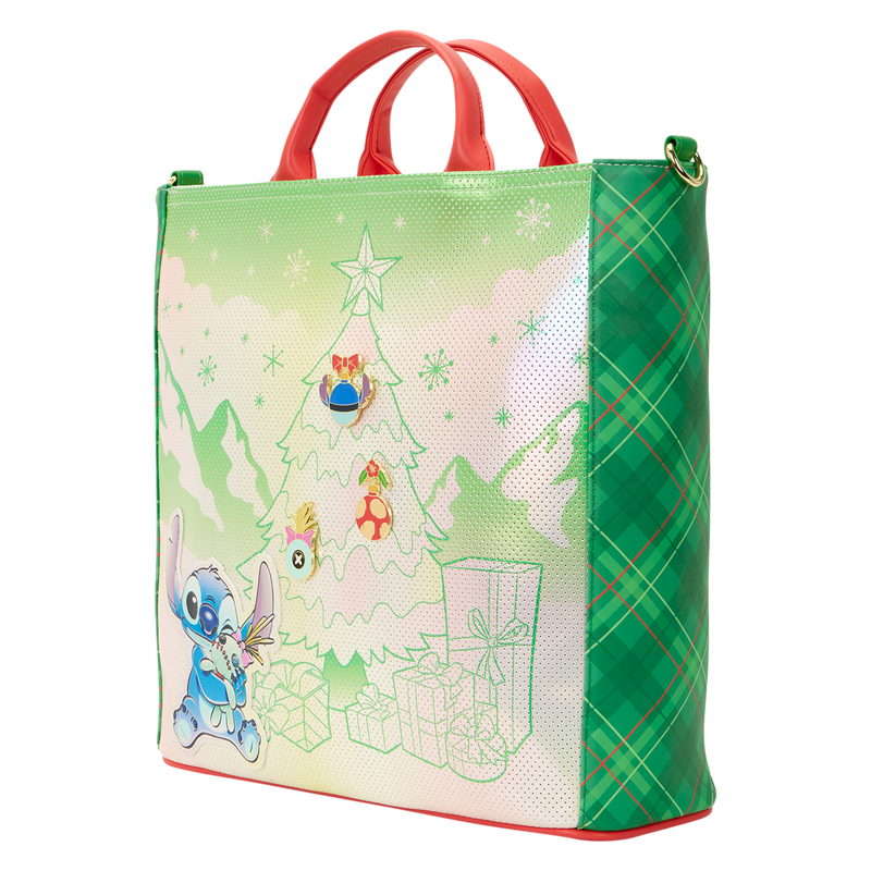 DISNEY - Lilo & Stitch "Holiday" - Tote Bag LoungeFly
