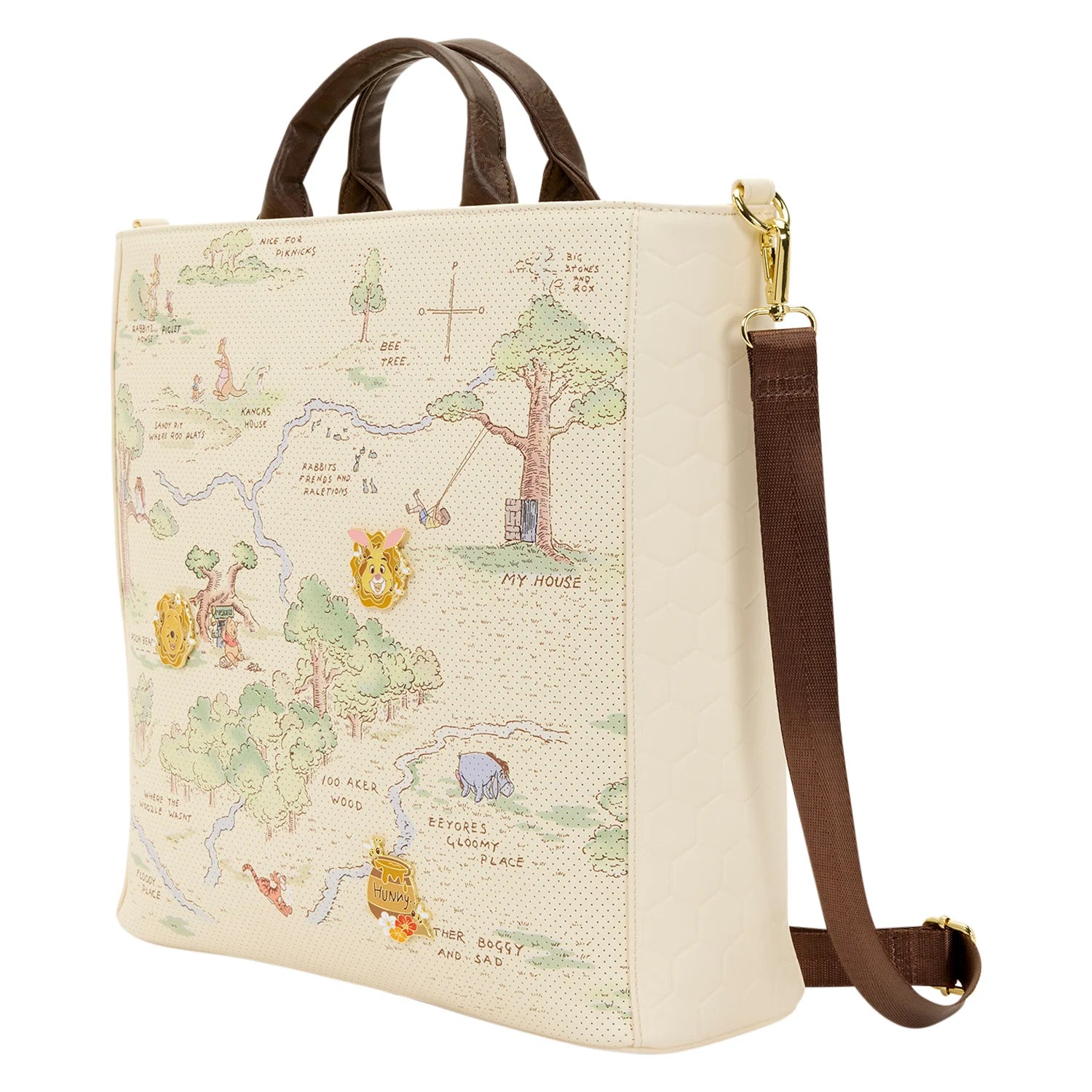 WINNIE THE POOH - Hundred Acre Wood - Tote Bag LoungeFly