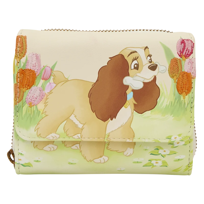 LADY AND THE TRAMP - Pastel Tulip - Wallet LoungeFly
