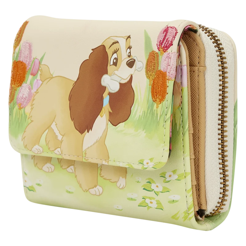 LADY AND THE TRAMP - Pastel Tulip - Wallet LoungeFly