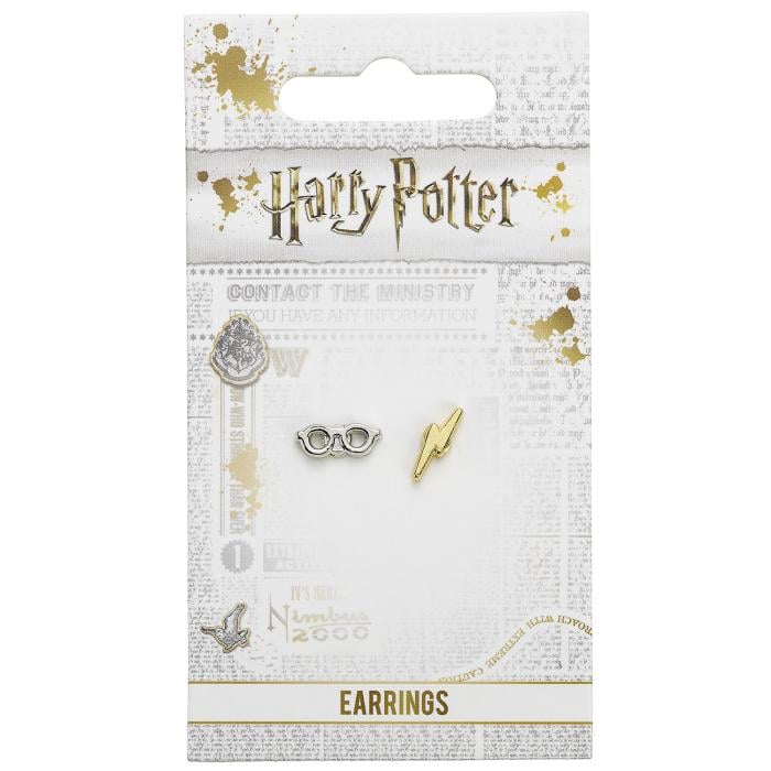 HARRY POTTER - Earrings - Lightning Bolt & Glasses