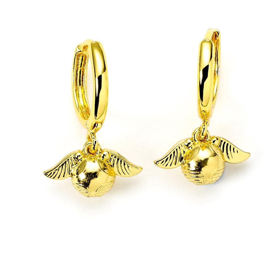 HARRY POTTER - 3D Golden Snitch - Huggy Earrings